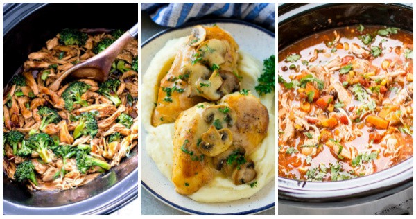 20 Slow Cooker Chicken Recipes
